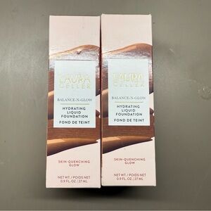New 2X Laura Geller New York Balance-n-glow Illuminating Liquid Foundation, Deep